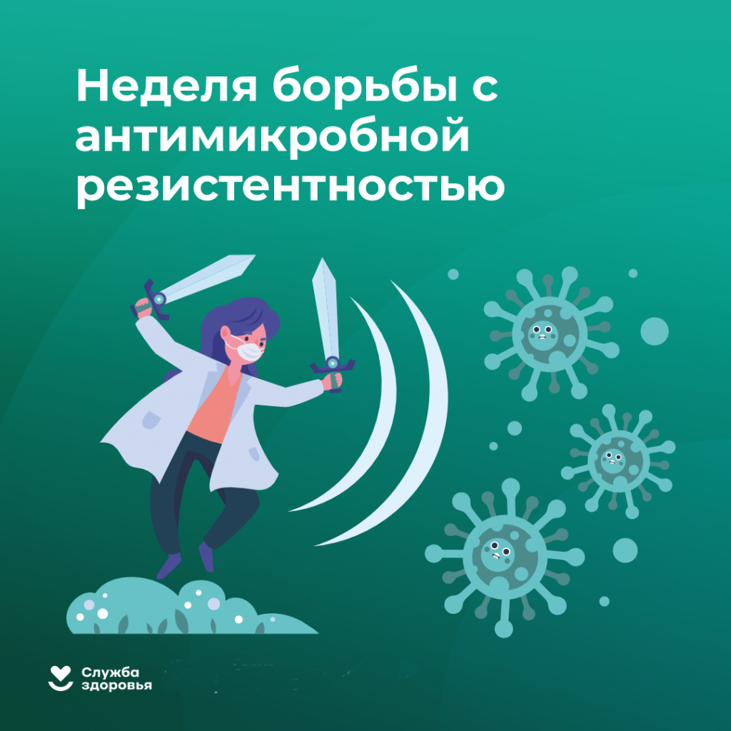 Неделя борьбы с антимикробной резистентностью.